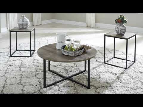 Wadeworth - Occasional Table Set (Set of 3) - Brown / Beige
