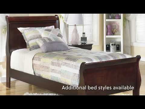 Alisdair - Two Drawer Night Stand - Reddish Brown