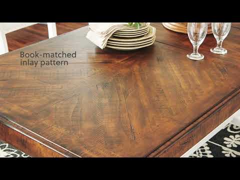 Valebeck - Dining Room Server - White / Brown