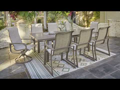 Beach Front - RECT Dining Room EXT Table - Beige