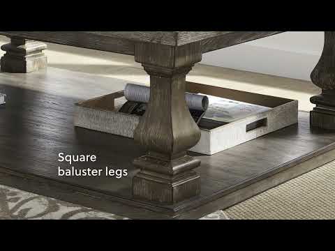 Johnelle - Rectangular Cocktail Table - Gray