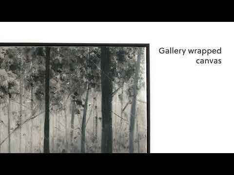 Philyra - Wall Art - Black / Orange / Silver