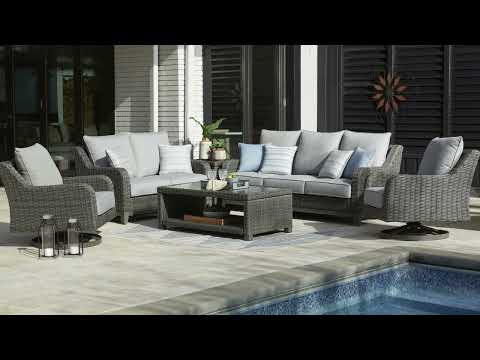 Elite Park - Square End Table - Gray